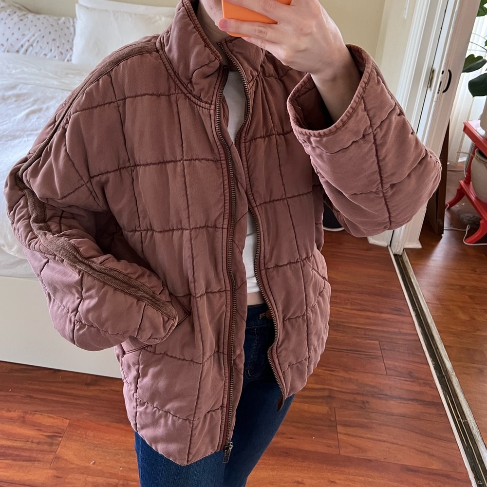 FP Dolan Quilted Knit Jacket